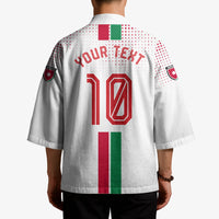 Personalized Jordan Football Kimono The Chivalrous Ones Oryx Mascot Patriotic Halftone Dot