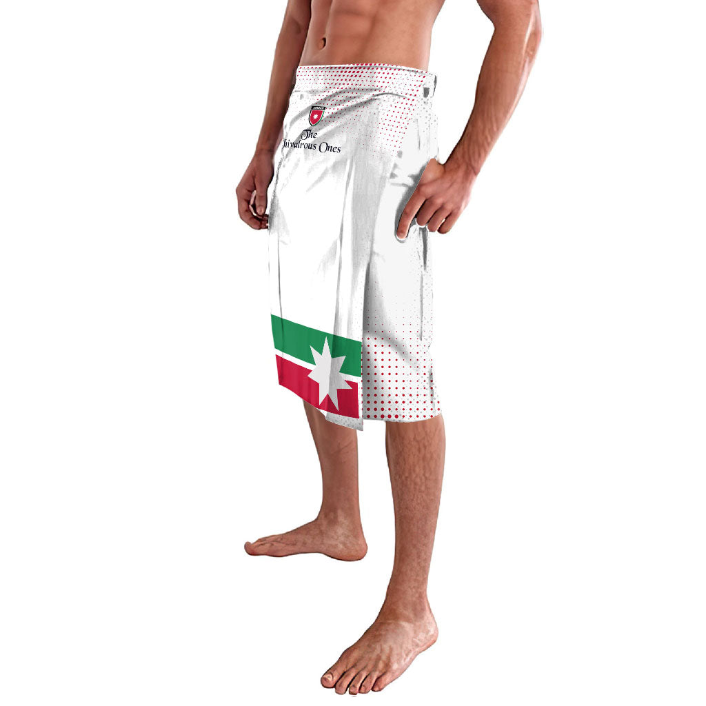 Jordan Football Lavalava The Chivalrous Ones Oryx Mascot Patriotic Halftone Dot