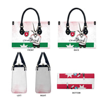 Jordan Football Leather Bag The Chivalrous Ones Oryx Mascot Patriotic Halftone Dot