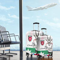 Jordan Football Luggage Cover The Chivalrous Ones Oryx Mascot Patriotic Halftone Dot