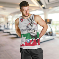Personalized Jordan Football Men Tank Top The Chivalrous Ones Oryx Mascot Patriotic Halftone Dot