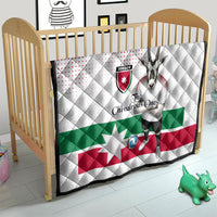 Jordan Football Quilt The Chivalrous Ones Oryx Mascot Patriotic Halftone Dot