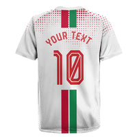 Personalized Jordan Football Rugby Jersey The Chivalrous Ones Oryx Mascot Patriotic Halftone Dot