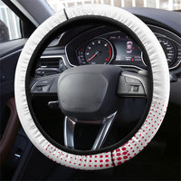 Jordan Football Steering Wheel Cover The Chivalrous Ones Oryx Mascot Patriotic Halftone Dot