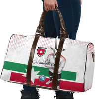 Jordan Football Travel Bag The Chivalrous Ones Oryx Mascot Patriotic Halftone Dot