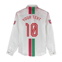 Personalized Jordan Football Women Casual Shirt The Chivalrous Ones Oryx Mascot Patriotic Halftone Dot