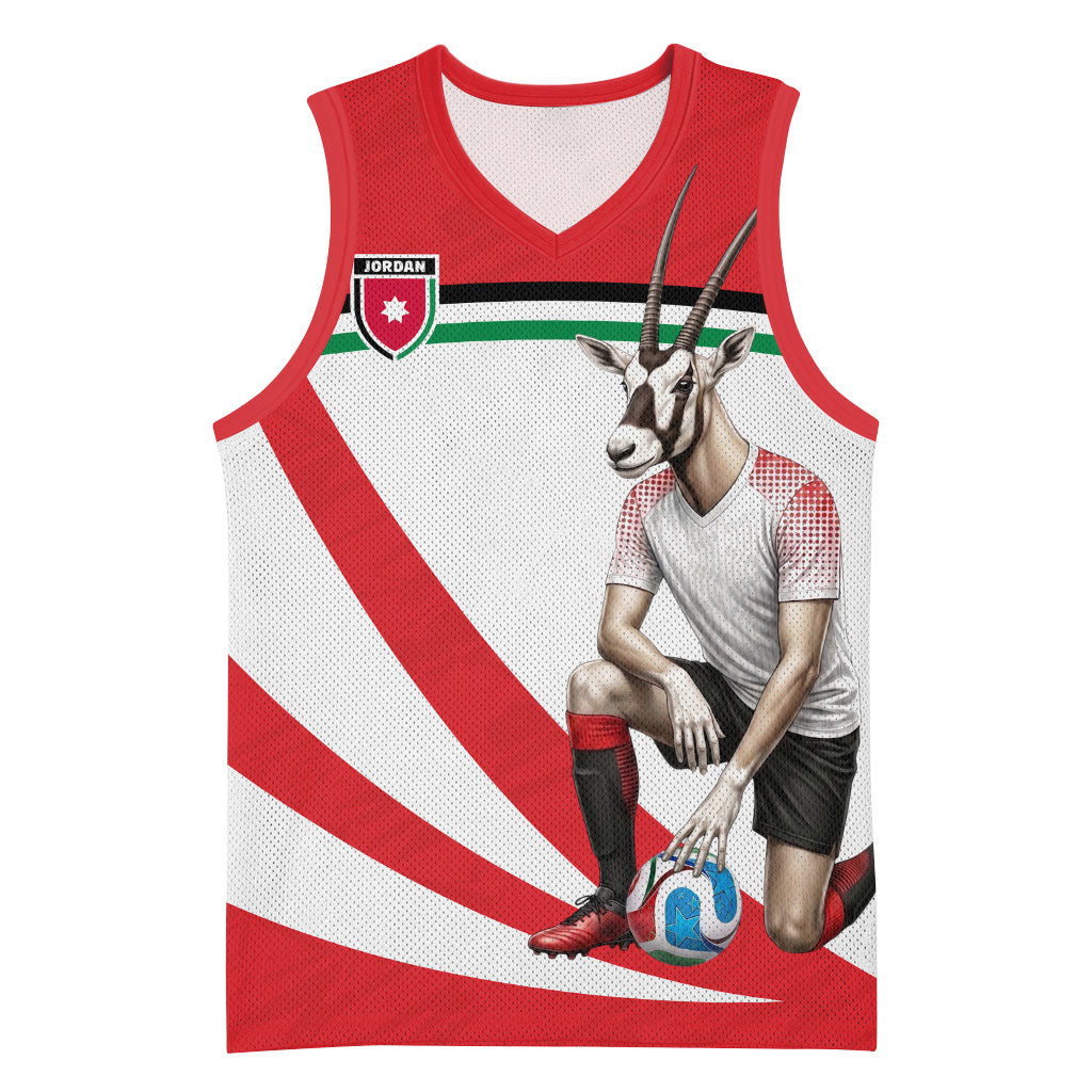 Personalized Jordan Football Oryx Mascot Basketball Jersey Patriotic Diagonal Stripe Athletic Graphic