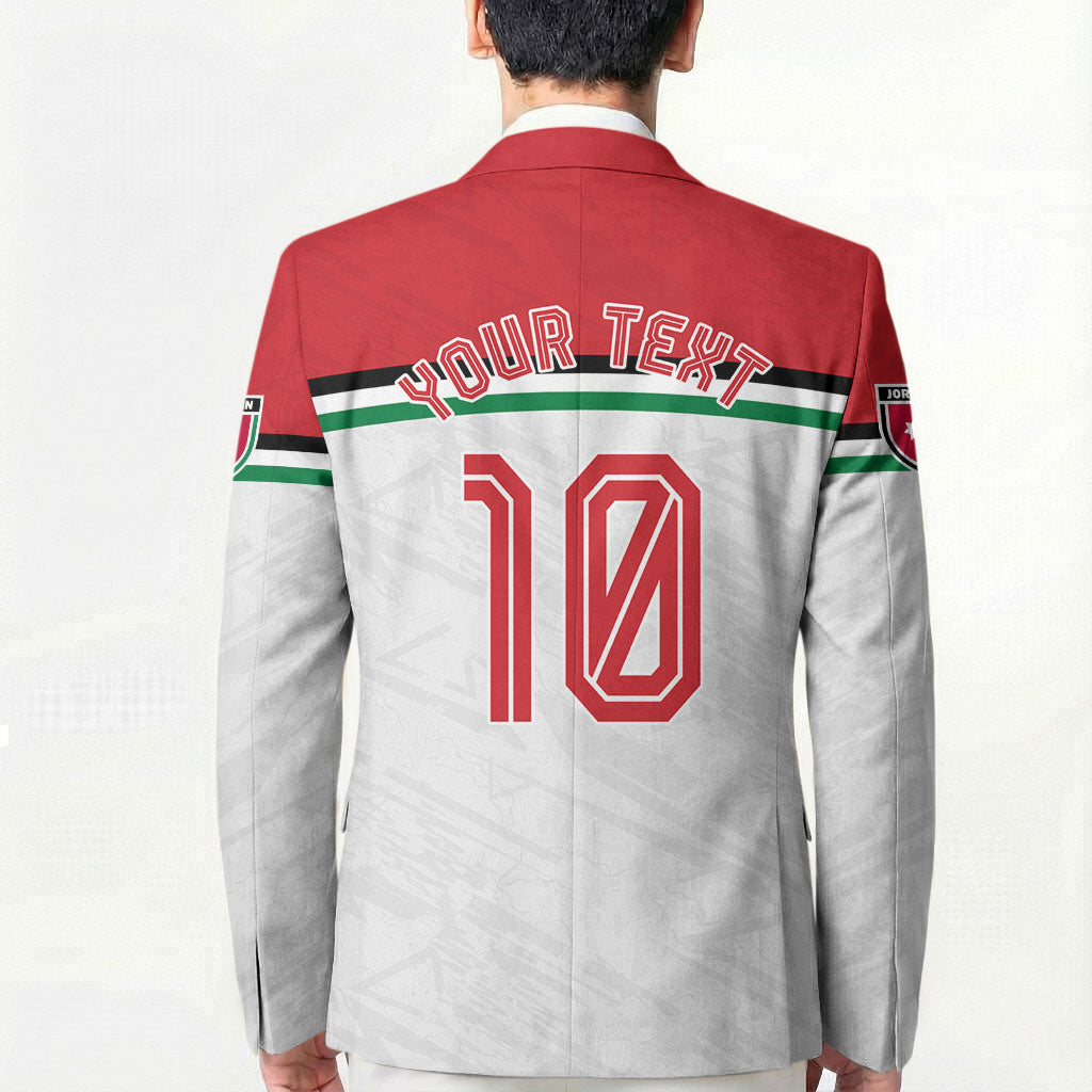 Personalized Jordan Football Oryx Mascot Blazer Patriotic Diagonal Stripe Athletic Graphic
