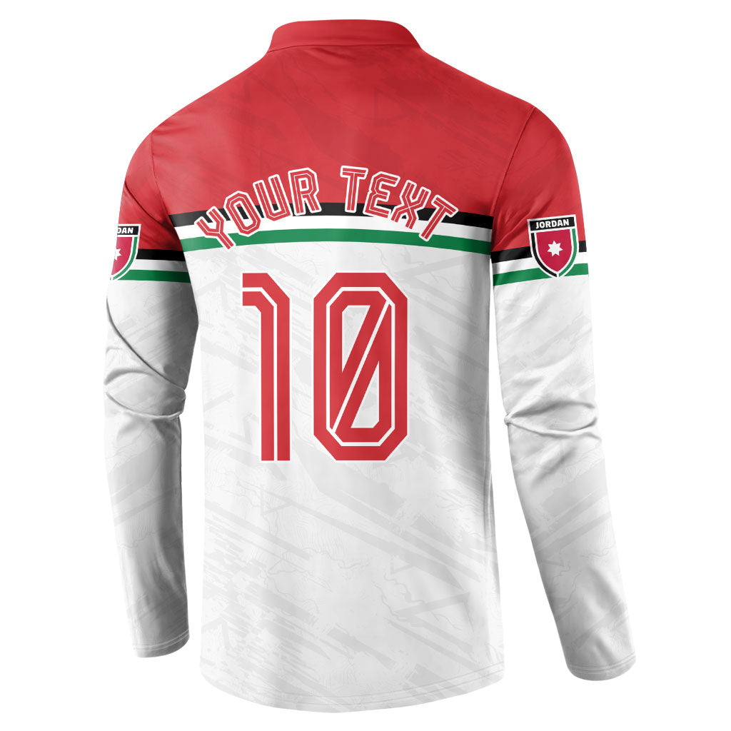 Personalized Jordan Football Oryx Mascot Button Sweatshirt Patriotic Diagonal Stripe Athletic Graphic
