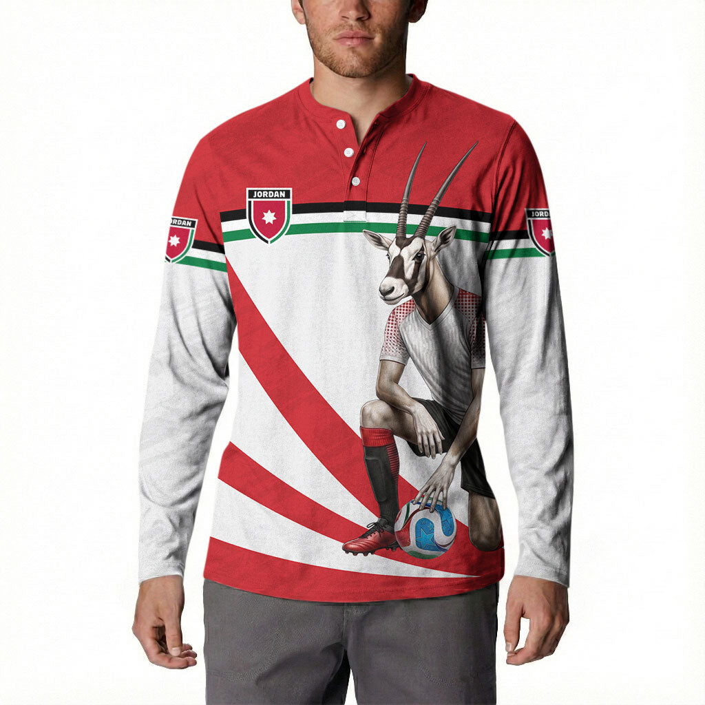 Personalized Jordan Football Oryx Mascot Button Sweatshirt Patriotic Diagonal Stripe Athletic Graphic