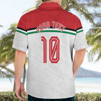 Personalized Jordan Football Oryx Mascot Hawaiian Shirt Patriotic Diagonal Stripe Athletic Graphic