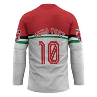 Personalized Jordan Football Oryx Mascot Hockey Jersey Patriotic Diagonal Stripe Athletic Graphic