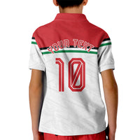 Personalized Jordan Football Oryx Mascot Kid Polo Shirt Patriotic Diagonal Stripe Athletic Graphic