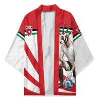 Personalized Jordan Football Oryx Mascot Kimono Patriotic Diagonal Stripe Athletic Graphic