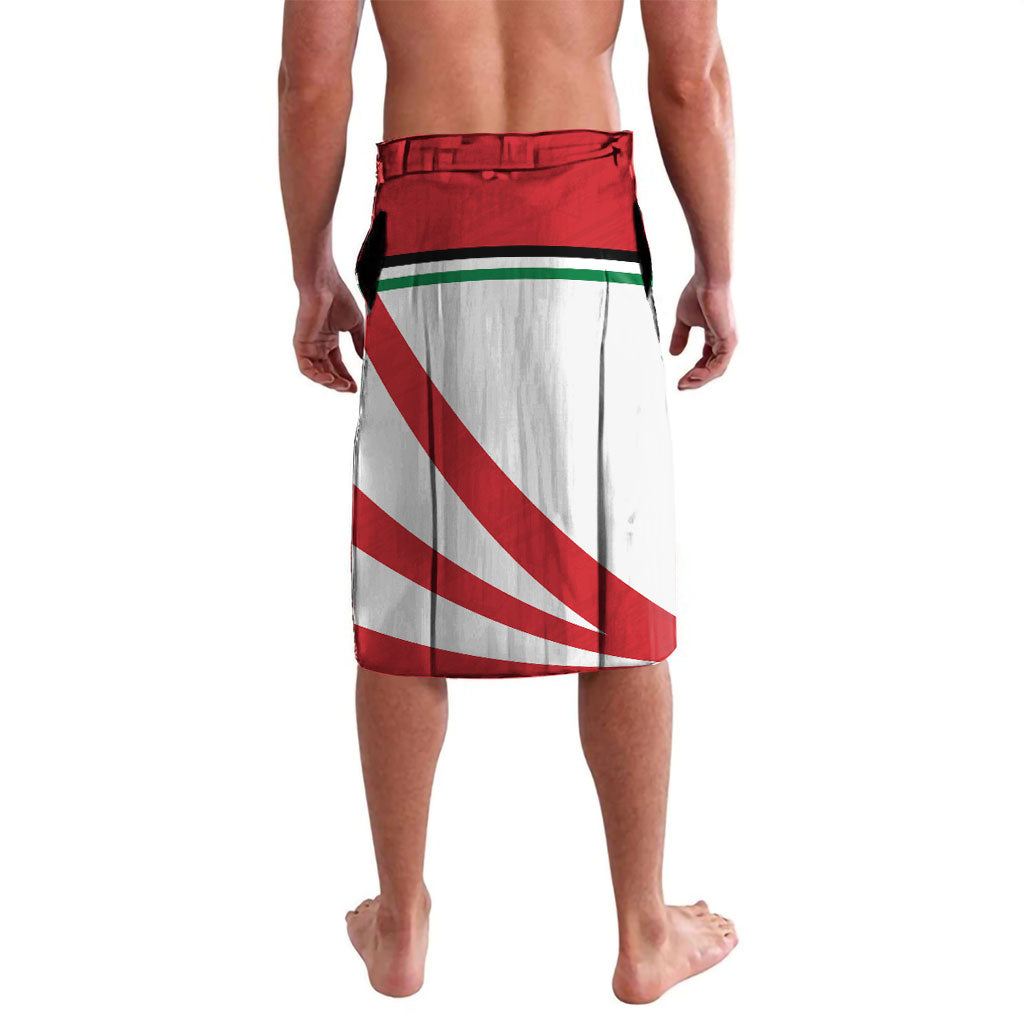 Jordan Football Oryx Mascot Lavalava Patriotic Diagonal Stripe Athletic Graphic