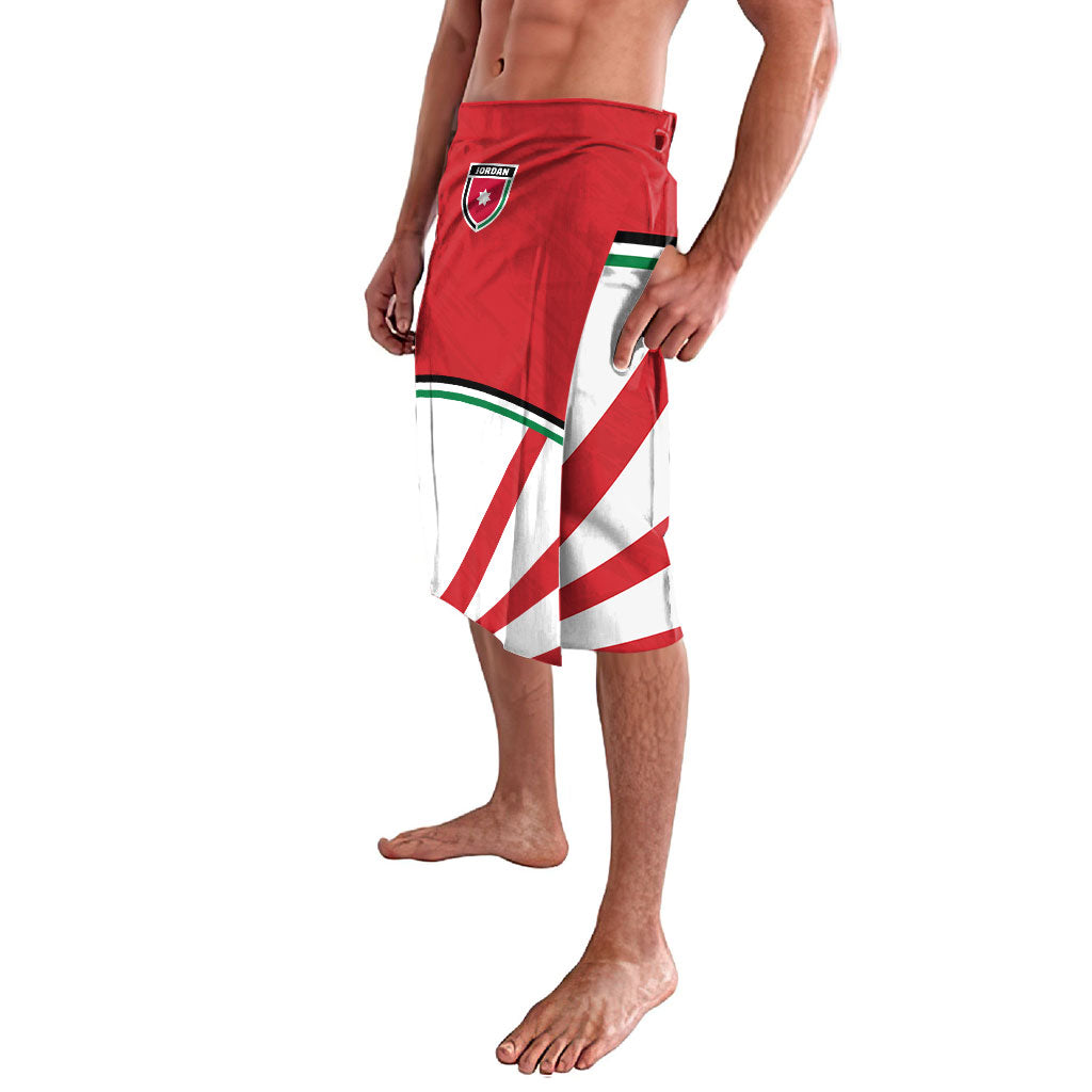 Jordan Football Oryx Mascot Lavalava Patriotic Diagonal Stripe Athletic Graphic