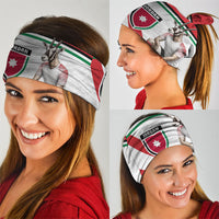 Jordan Football Oryx Mascot Neck Gaiter Patriotic Diagonal Stripe Athletic Graphic