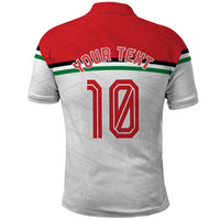 Personalized Jordan Football Oryx Mascot Polo Shirt Patriotic Diagonal Stripe Athletic Graphic