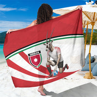 Jordan Football Oryx Mascot Sarong Patriotic Diagonal Stripe Athletic Graphic