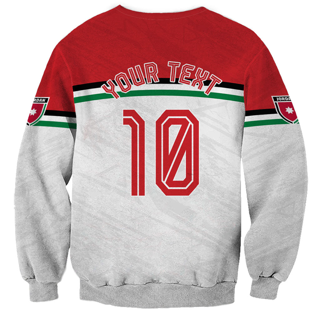 Personalized Jordan Football Oryx Mascot Sweatshirt Patriotic Diagonal Stripe Athletic Graphic