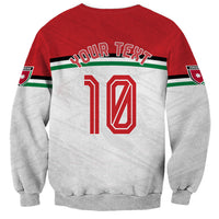 Personalized Jordan Football Oryx Mascot Sweatshirt Patriotic Diagonal Stripe Athletic Graphic