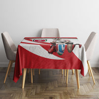 Jordan Football Oryx Mascot Tablecloth Patriotic Diagonal Stripe Athletic Graphic
