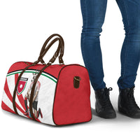 Jordan Football Oryx Mascot Travel Bag Patriotic Diagonal Stripe Athletic Graphic