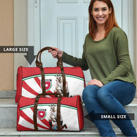 Jordan Football Oryx Mascot Travel Bag Patriotic Diagonal Stripe Athletic Graphic