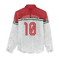 Personalized Jordan Football Oryx Mascot Women Casual Shirt Patriotic Diagonal Stripe Athletic Graphic