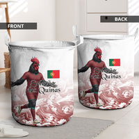 Portugal Football Selecao das Quinas Laundry Basket Rooster Mascot Patriotic Ornate