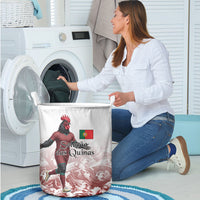 Portugal Football Selecao das Quinas Laundry Basket Rooster Mascot Patriotic Ornate
