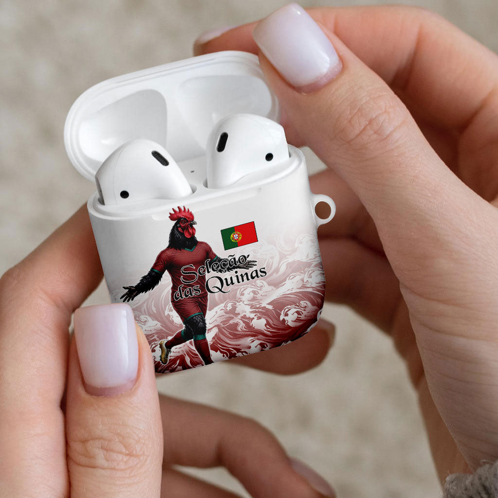 Portugal Football Selecao das Quinas AirPods Case Rooster Mascot Patriotic Ornate