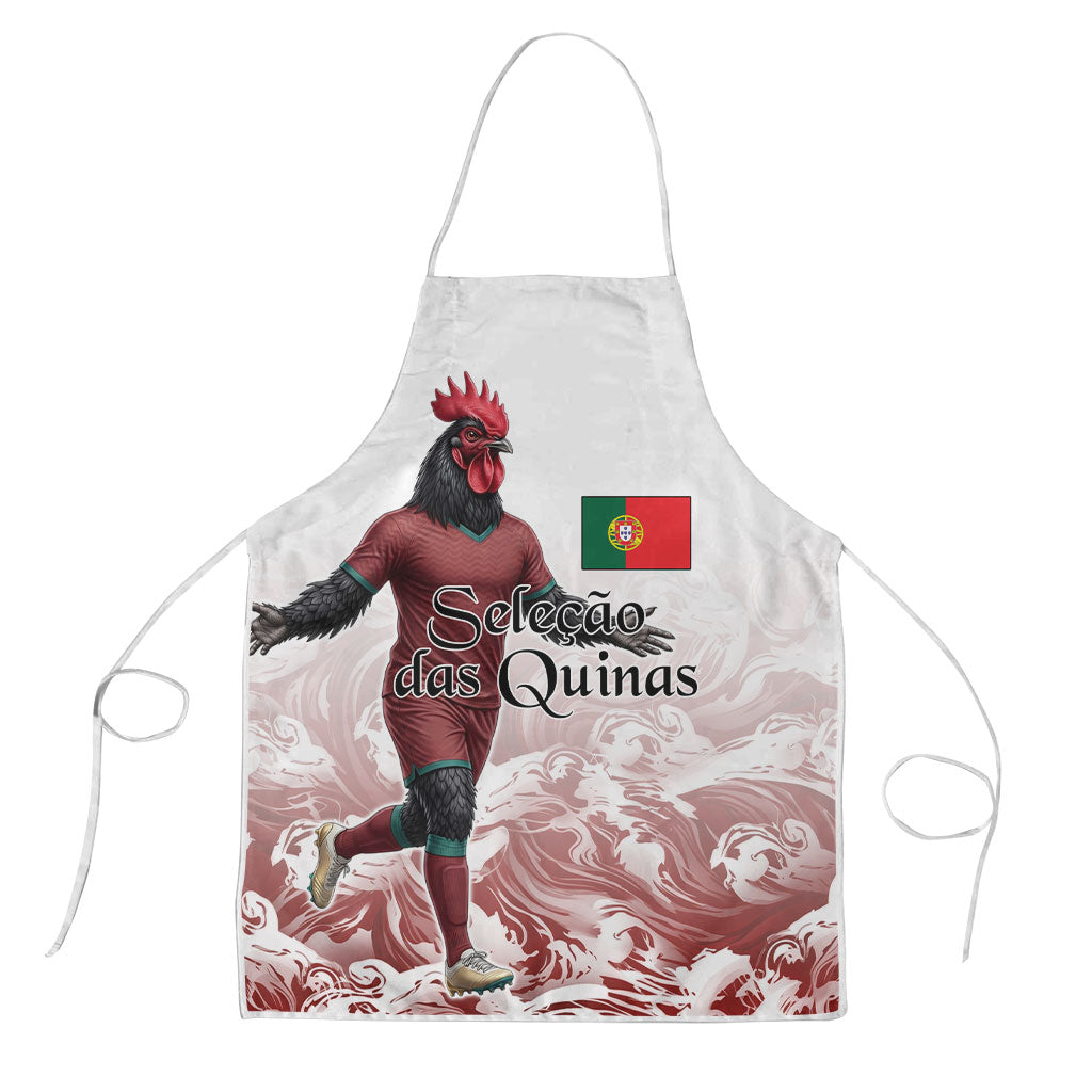 Portugal Football Selecao das Quinas Apron Rooster Mascot Patriotic Ornate