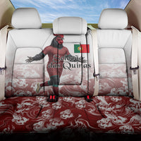 Portugal Football Selecao das Quinas Back Car Seat Cover Rooster Mascot Patriotic Ornate
