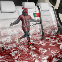 Portugal Football Selecao das Quinas Back Car Seat Cover Rooster Mascot Patriotic Ornate