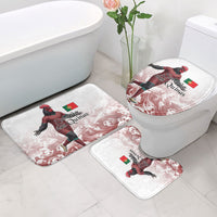 Portugal Football Selecao das Quinas Bathroom Set Rooster Mascot Patriotic Ornate