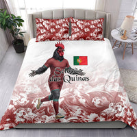 Portugal Football Selecao das Quinas Bedding Set Rooster Mascot Patriotic Ornate