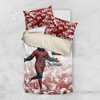 Portugal Football Selecao das Quinas Bedding Set Rooster Mascot Patriotic Ornate