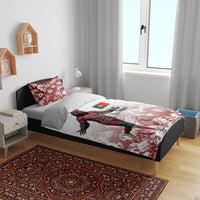 Portugal Football Selecao das Quinas Bedding Set Rooster Mascot Patriotic Ornate
