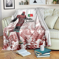 Portugal Football Selecao das Quinas Blanket Rooster Mascot Patriotic Ornate