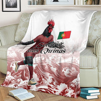 Portugal Football Selecao das Quinas Blanket Rooster Mascot Patriotic Ornate