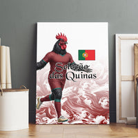 Portugal Football Selecao das Quinas Canvas Wall Art Rooster Mascot Patriotic Ornate