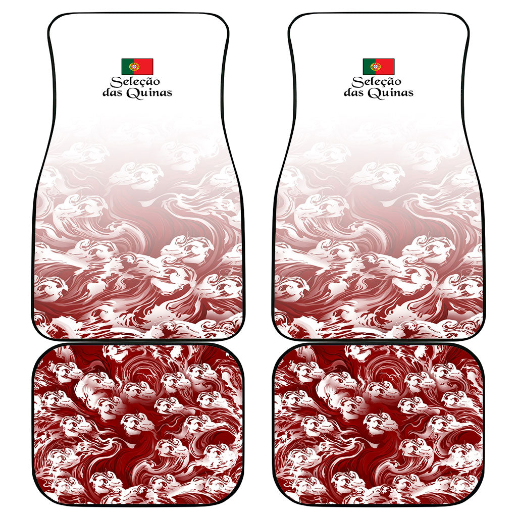 Portugal Football Selecao das Quinas Car Mats Rooster Mascot Patriotic Ornate