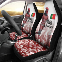 Portugal Football Selecao das Quinas Car Seat Cover Rooster Mascot Patriotic Ornate
