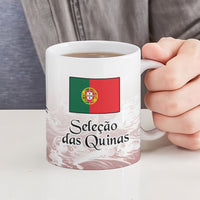Portugal Football Selecao das Quinas Ceramic Mug Rooster Mascot Patriotic Ornate