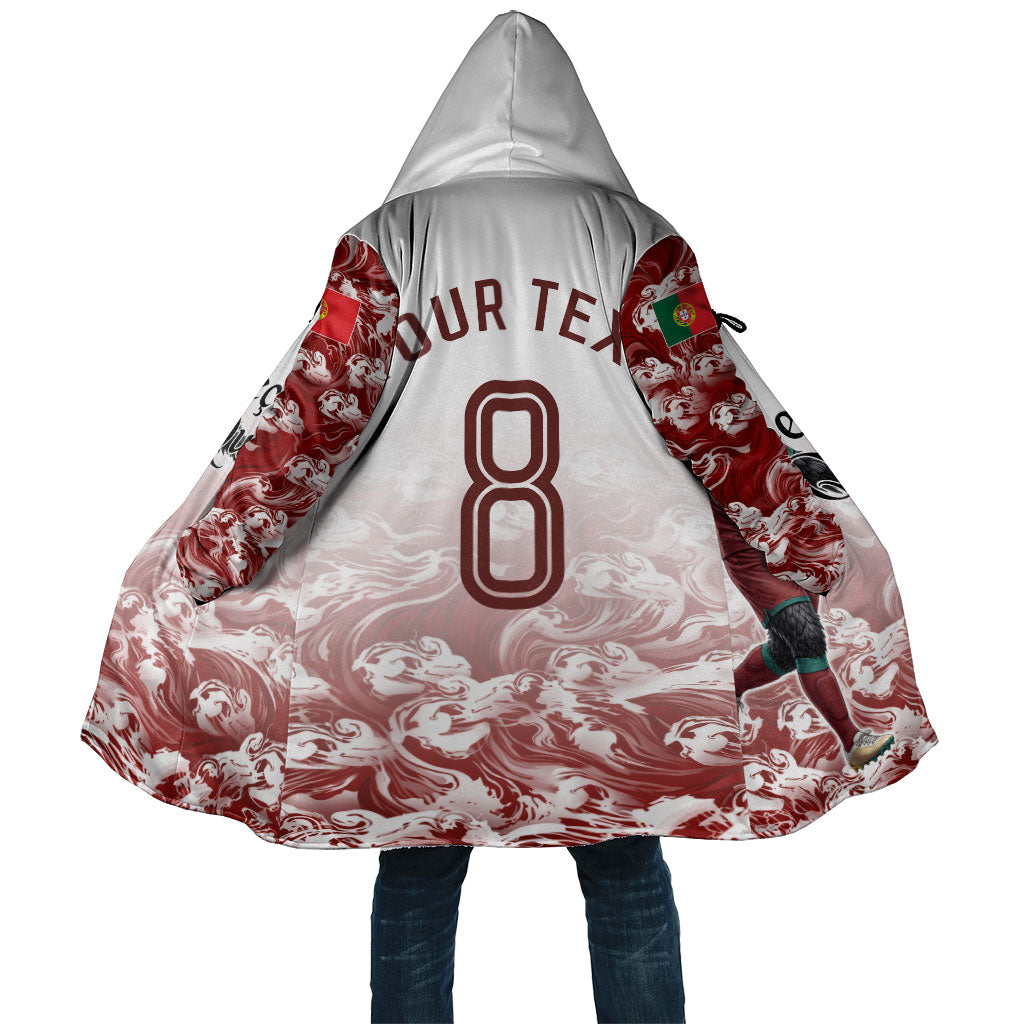 Personalized Portugal Football Selecao das Quinas Cloak Rooster Mascot Patriotic Ornate