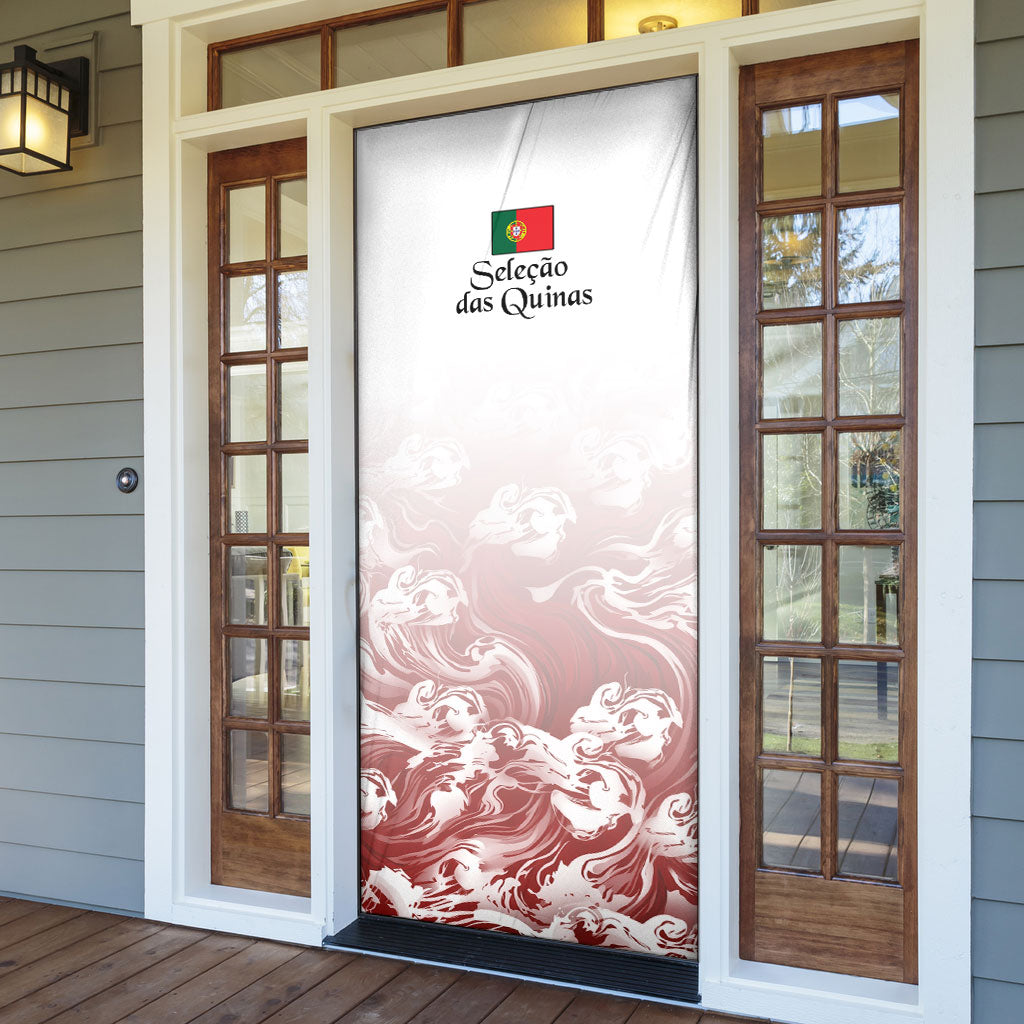 Portugal Football Selecao das Quinas Door Cover Rooster Mascot Patriotic Ornate