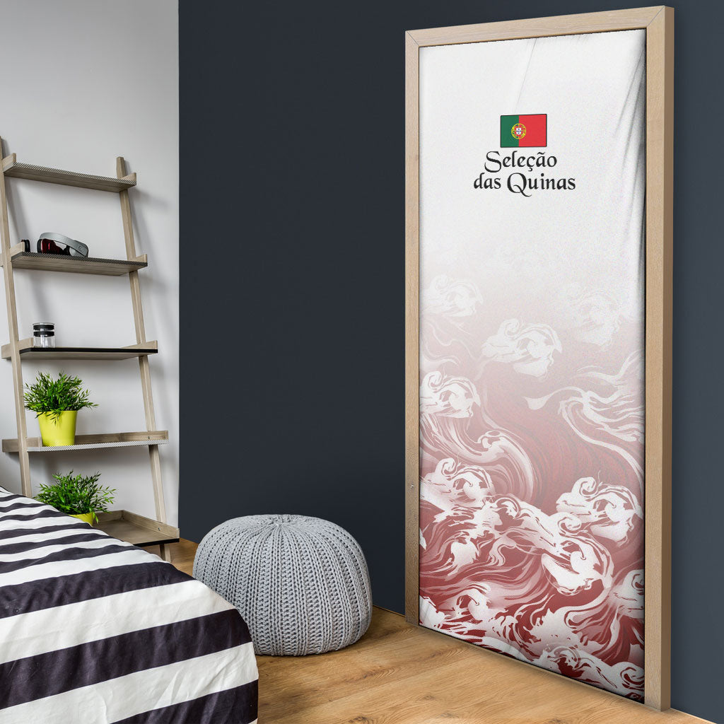 Portugal Football Selecao das Quinas Door Cover Rooster Mascot Patriotic Ornate