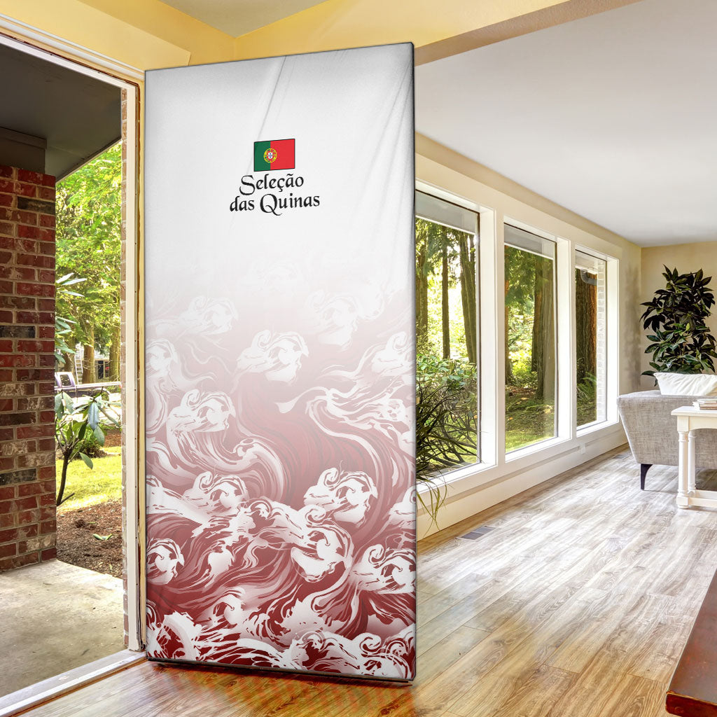 Portugal Football Selecao das Quinas Door Cover Rooster Mascot Patriotic Ornate
