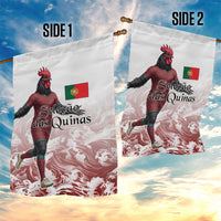 Portugal Football Selecao das Quinas Garden Flag Rooster Mascot Patriotic Ornate